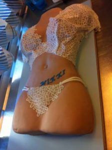 Chicago-Illinois-White-Draped-Laced-Sexy-Bachelorette-Cake