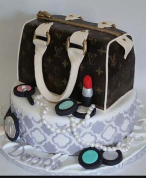 Louis Vuitton Cake by Cheeky Confectionery..nyc. amazing work!